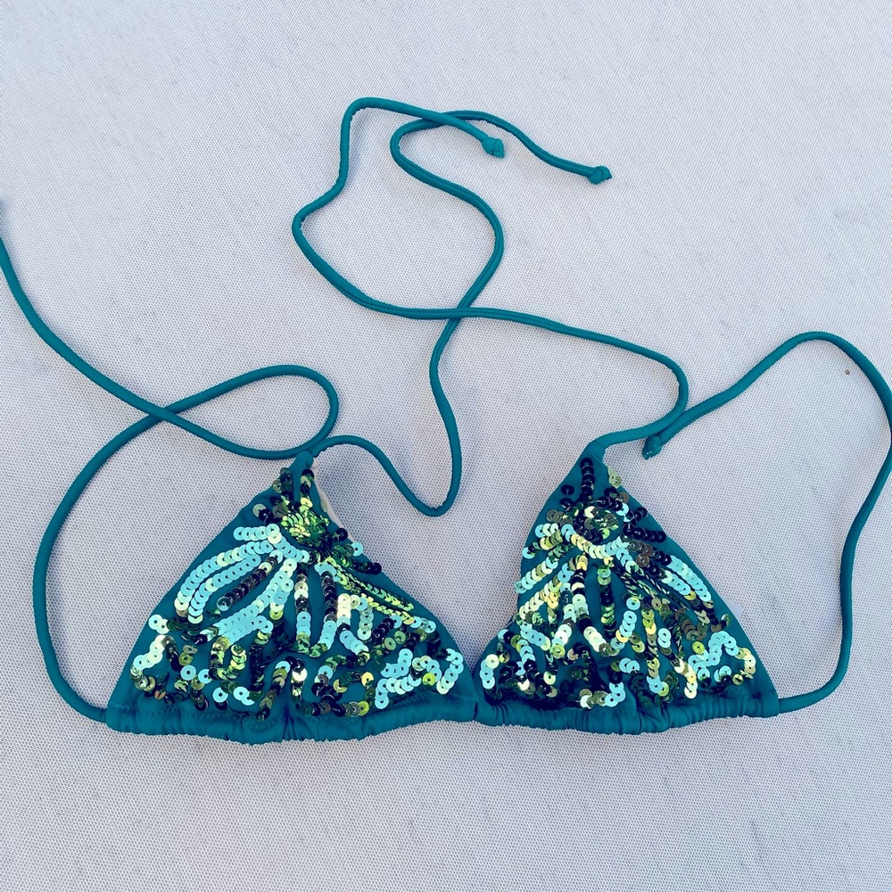 Swim top - festival ready with sequins